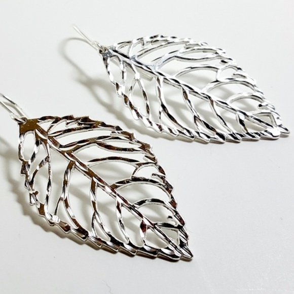 Giani Bernini Jewelry - Giani Bernini Sterling Silver Leaf Drop Earrings